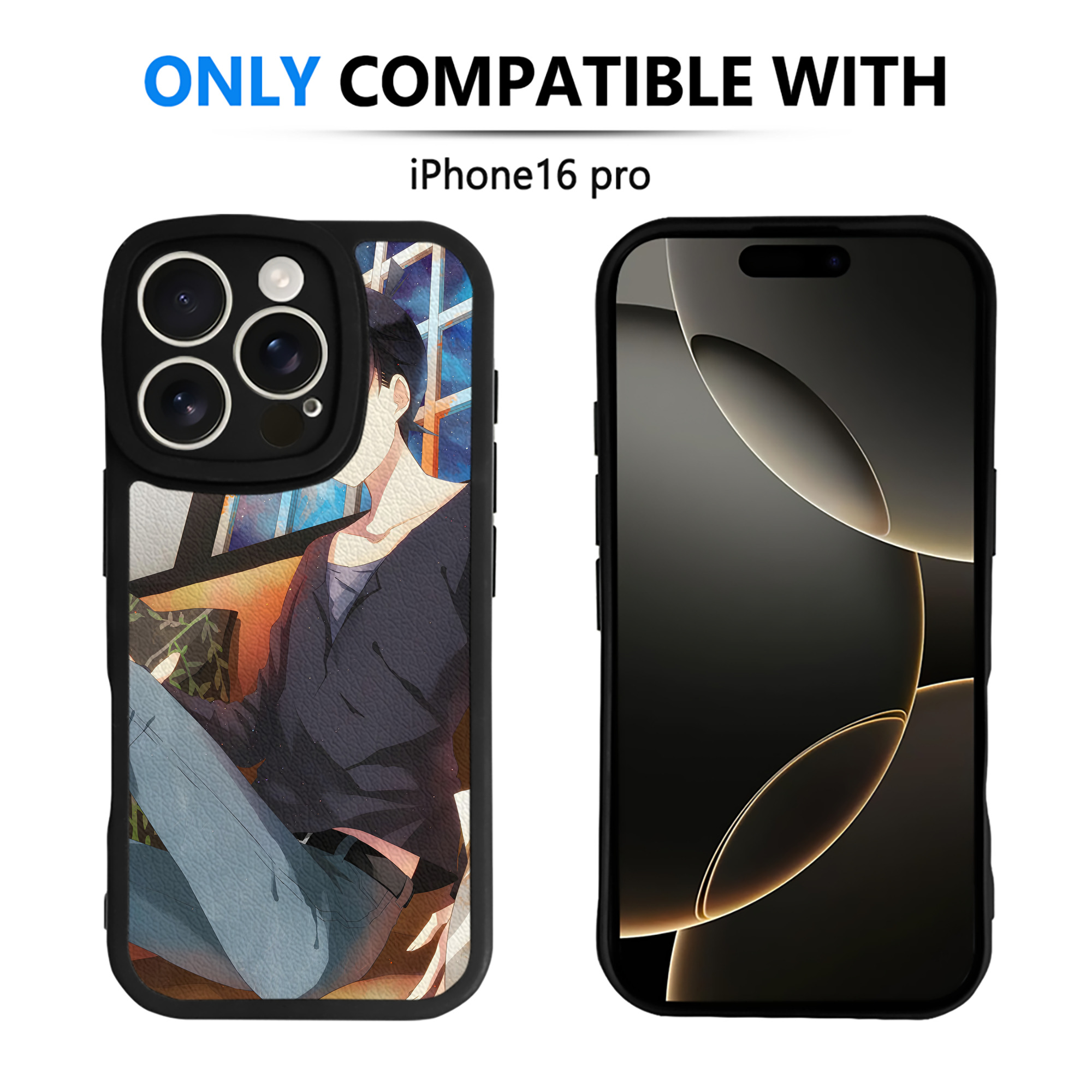 （画像用） 名探偵コナン Detective Conan 【iPhone 16シリーズ対応】シリコンスマホケース（レザー調） 材質：シリコン